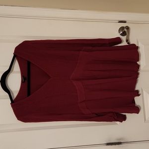 👚 BOGO or 30% OFF Torrid Size 3 Babydoll Crinkle Gauze Smocked top